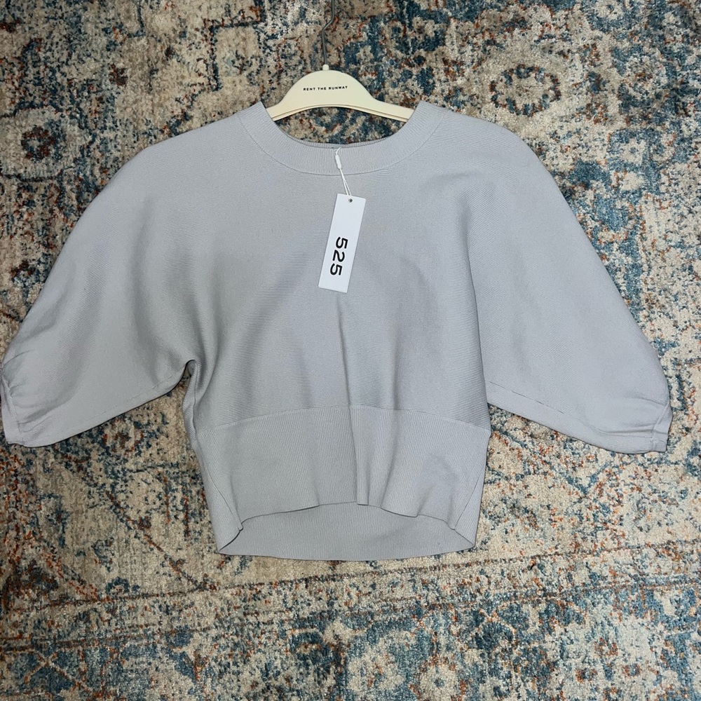 525 cropped knitted sweater